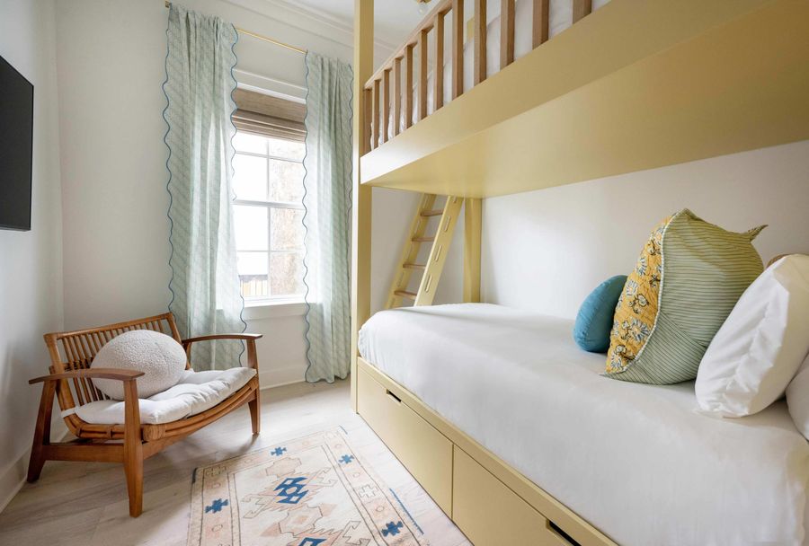 Bedroom #5: Twin Bed + Twin Bed + TV