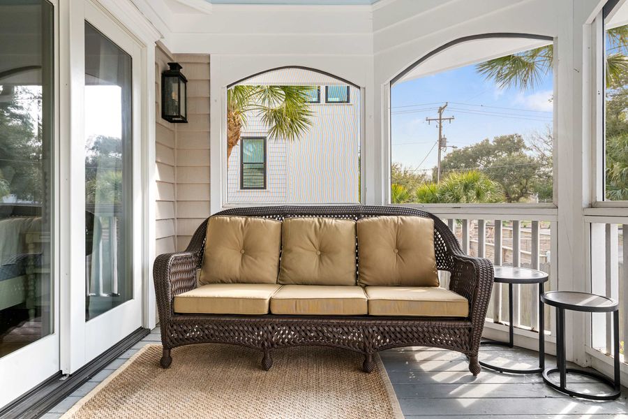 Screened in porch off of Bedroom 1