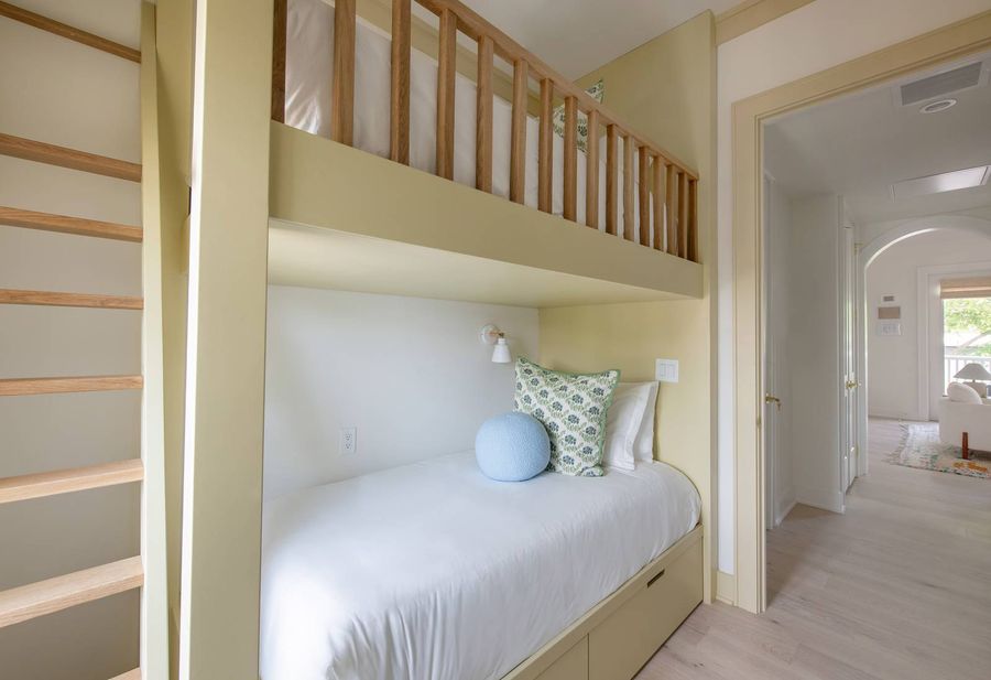 Cozy bunks with comfortable mattresses for a great night’s sleep.
