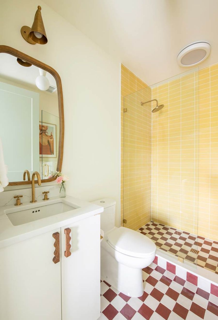 Full Bathroom. Clean, bright, and stocked with the essentials.