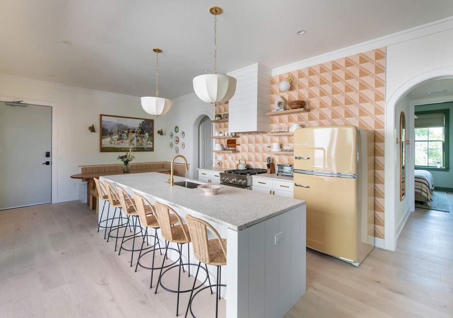 Whether hosting or cooking for two, this kitchen delivers both beauty and functionality.