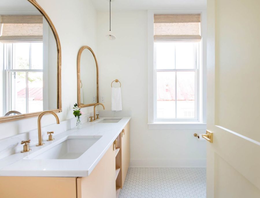Brand new, spacious bathroom for your enjoyment.