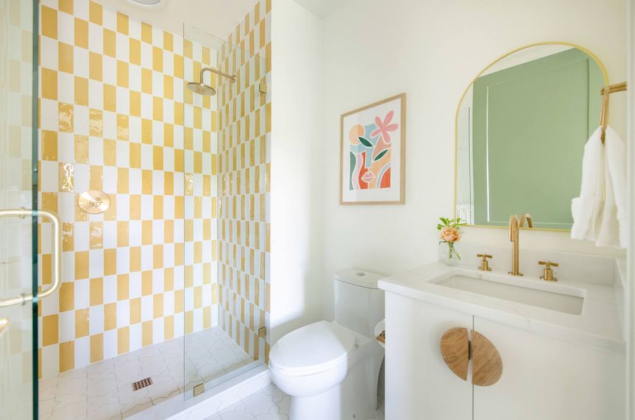 A serene, spa-inspired bathroom designed for slow mornings and unwinding evenings.