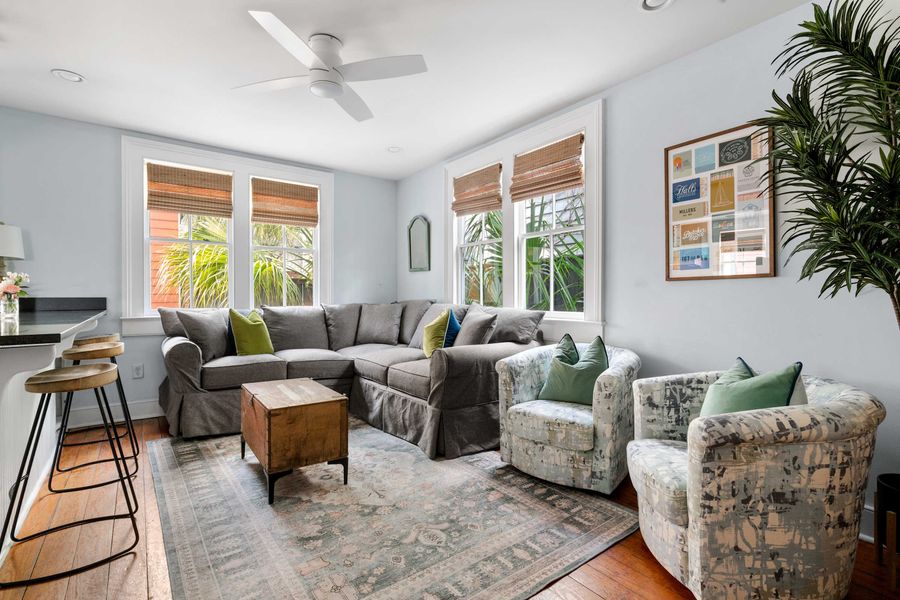 Spacious living room space