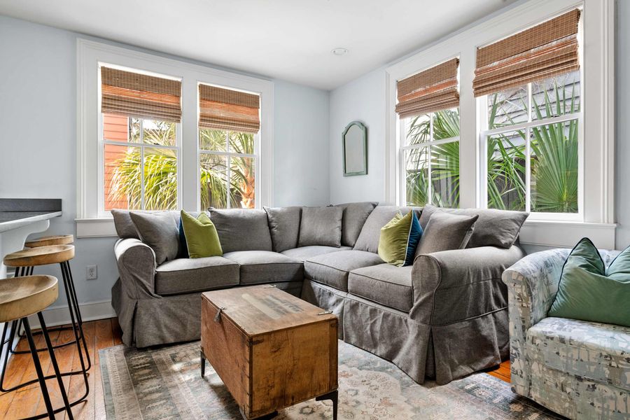 Spacious living room space