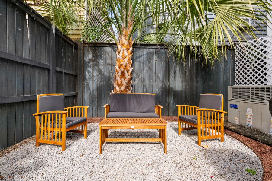 Plenty of room to relax on the outdoor space