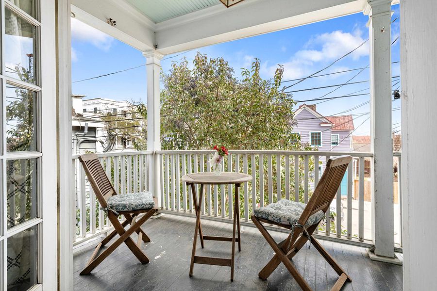 Upstairs balcony off bedrooms 2 & 3
