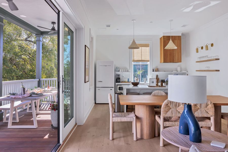 Open floor plan allows for maximum entertainment.