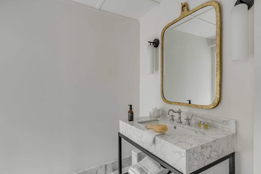 Bathroom 1: Walk-in shower