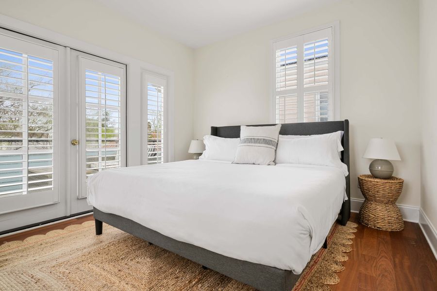 Bedroom 2: King Bed + Daybed (Twin) + Private Rooftop + TV