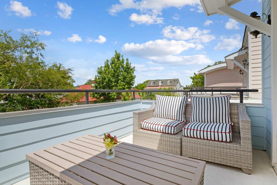 Private rooftop with seating off Bedroom 2