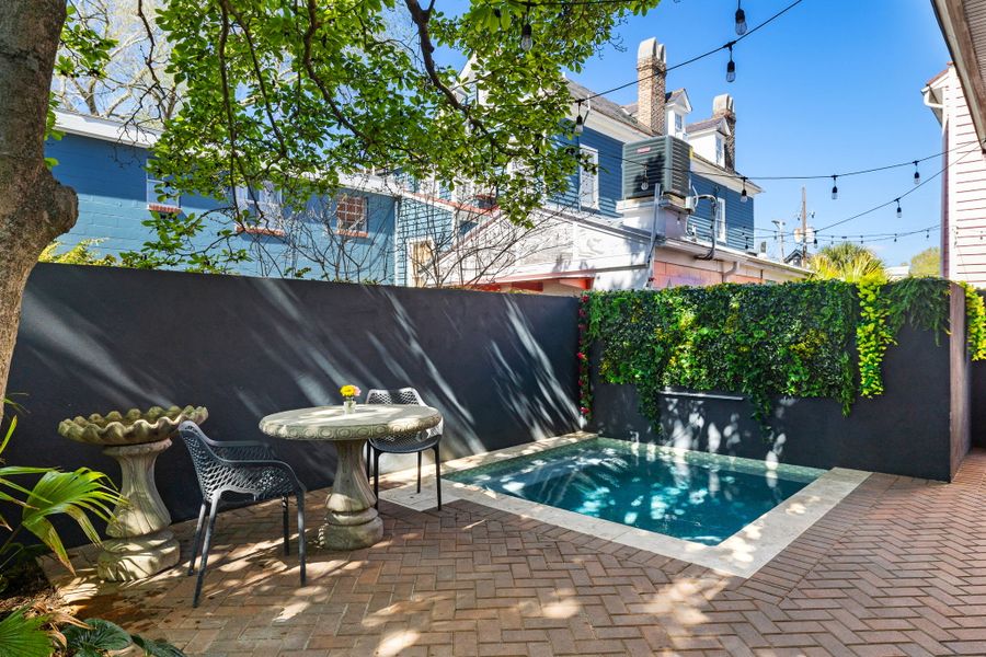 NEW — The Boho Bungalow now features a private jacuzzi plunge pool, offering both hot and cold settings so guests can customize their perfect soak.