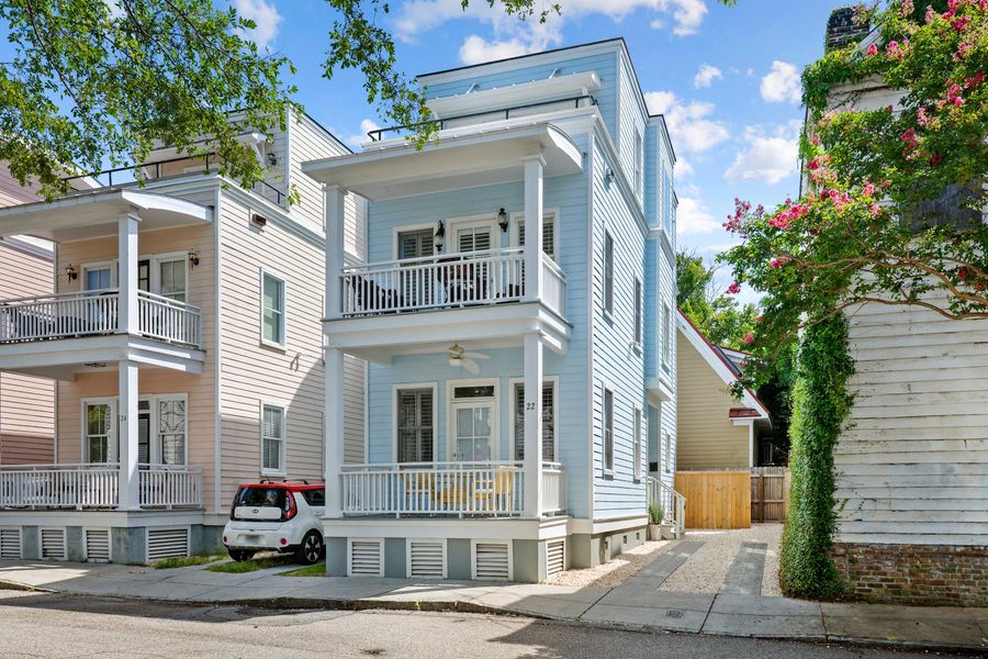 Exterior of the home with off-street parking. Looking forward to hosting your group soon! 