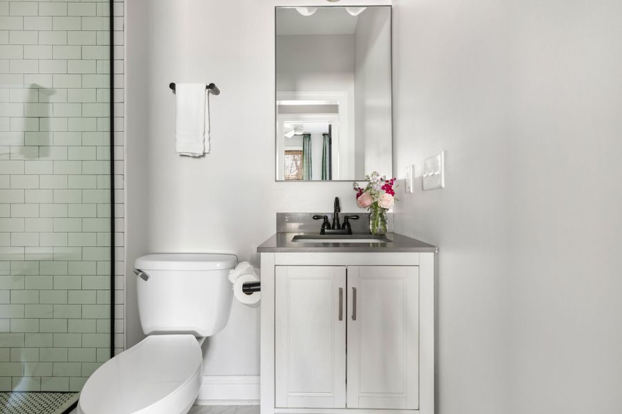 Bathroom 1: Walk-in shower
