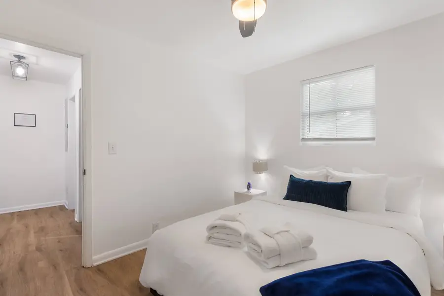Bedroom 1: Queen bed