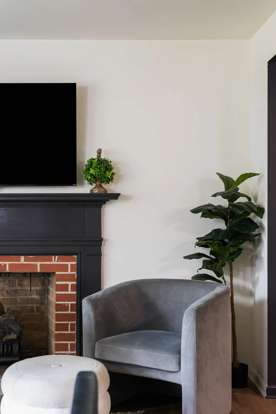 Living room accents.