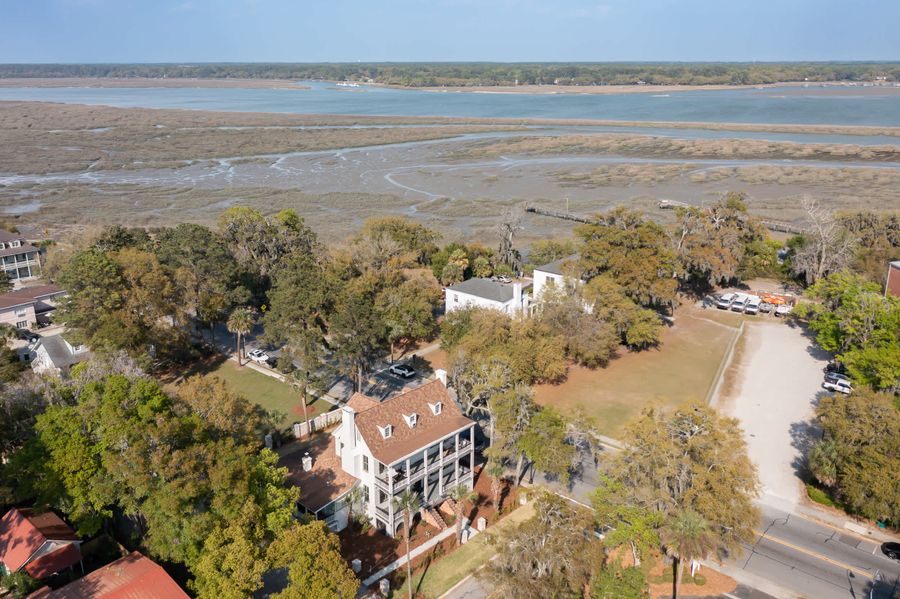 Aerial view of the rental