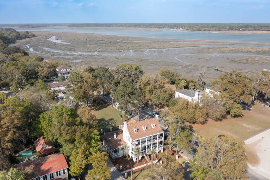 Aerial view of the rental