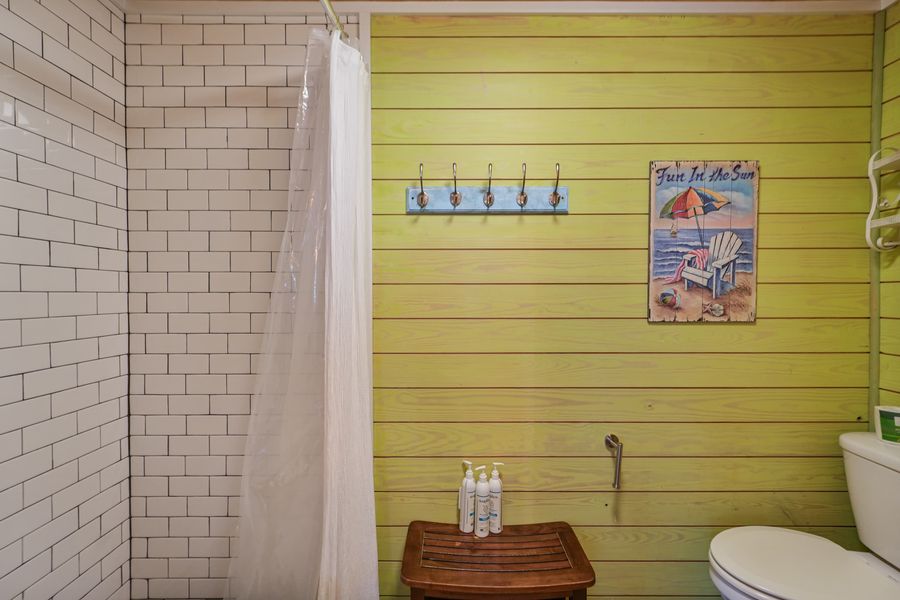 Bathroom 1: Walk-in shower