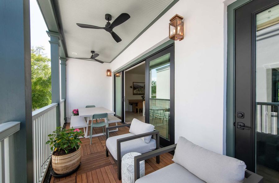 Enjoy a spacious outdoor balcony with generous seating - great for morning coffee, evening chats, or simply soaking in Charleston