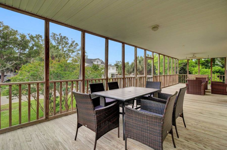 Enjoy meals outdoors in a comfortable and inviting dining space.