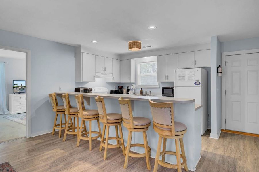 Kitchen island with seating