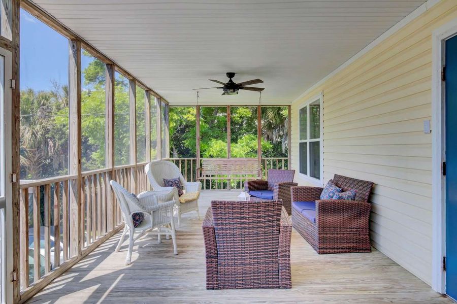 Enjoy your morning coffee or evening chats in cozy outdoor seating