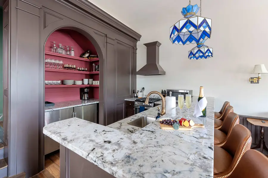 Kitchen island with seating