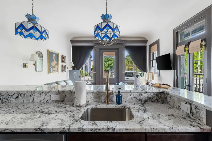 Kitchen island with seating