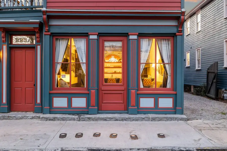 Step inside a victorian-era storefront to your renovated living room!