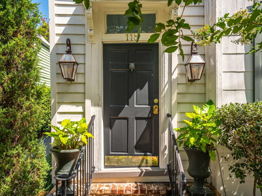 The welcoming front entry and four-step staircase offer a warm first impression as you arrive at your vacation home.