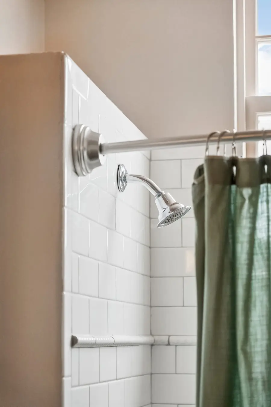 Bathroom #1: Complete with a versatile shower and tub combination for every guest's preference.