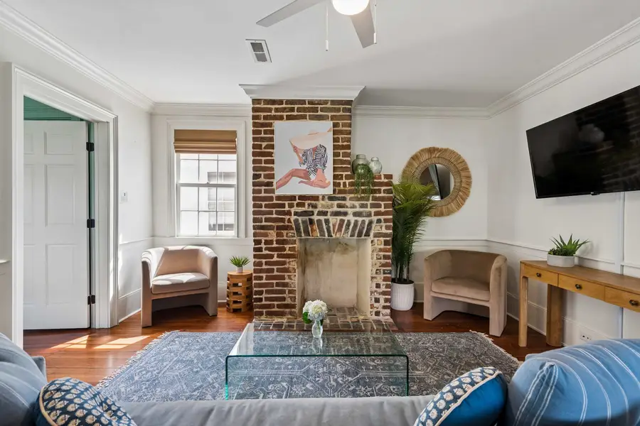 Plush pull-out sofa seating, beautiful design, and a TV for effortless relaxation.