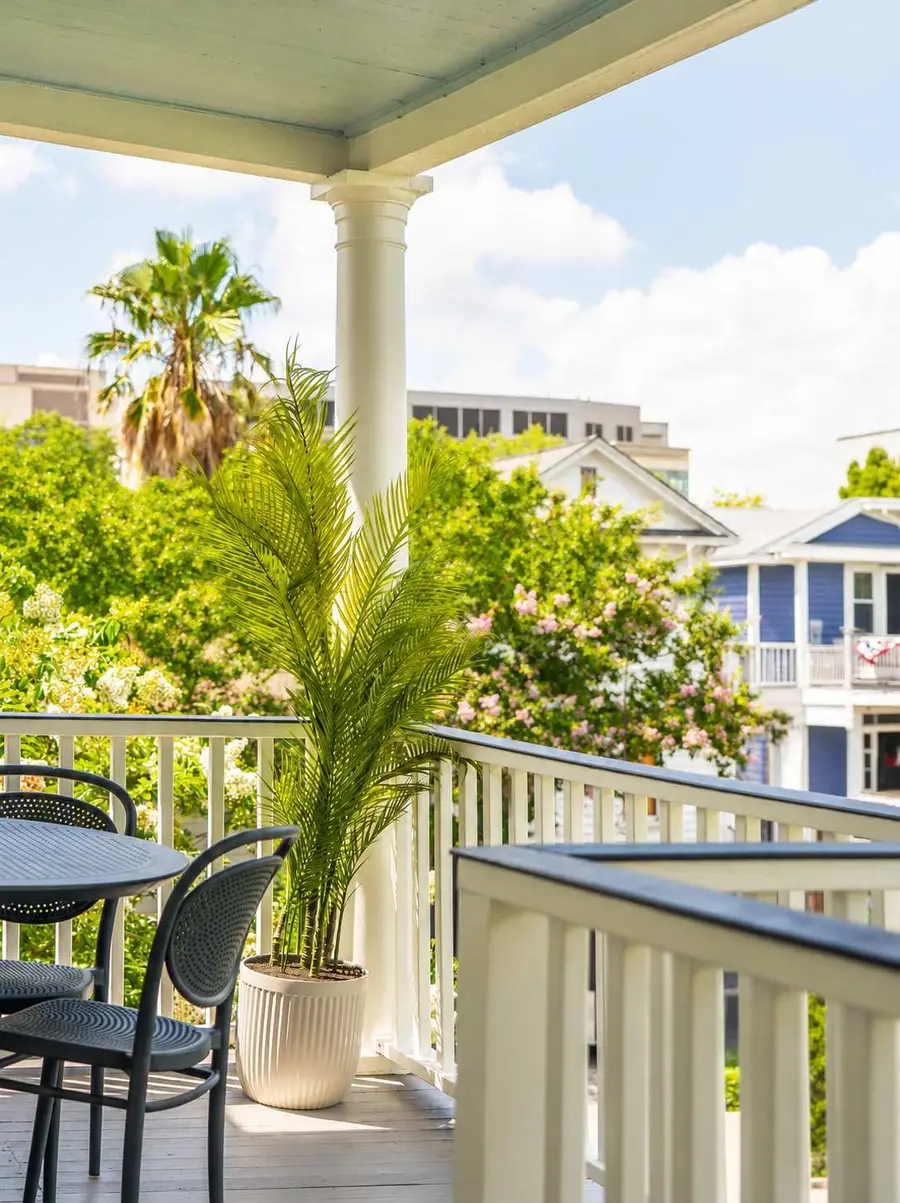 Start your day with coffee or end it watching the sunset from the porch, featuring cozy seating for four and breathtaking views you'll never tire of.