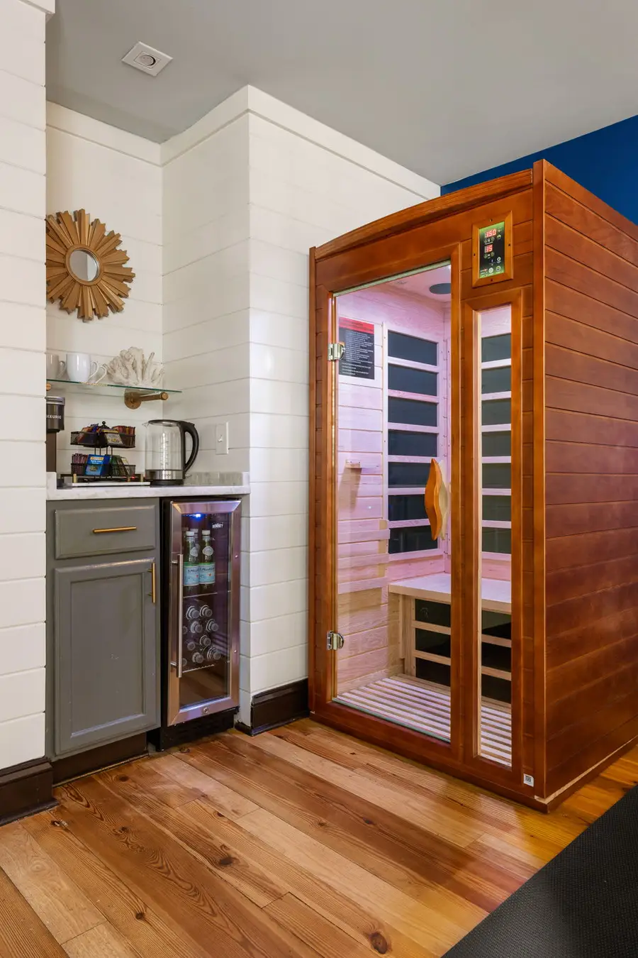 Recharge in this nearby shared gym with infrared sauna, only 0.4 miles (10-minute walk) from the property.