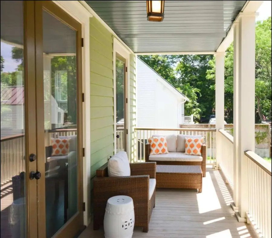 Plenty of room to relax on the outdoor porch