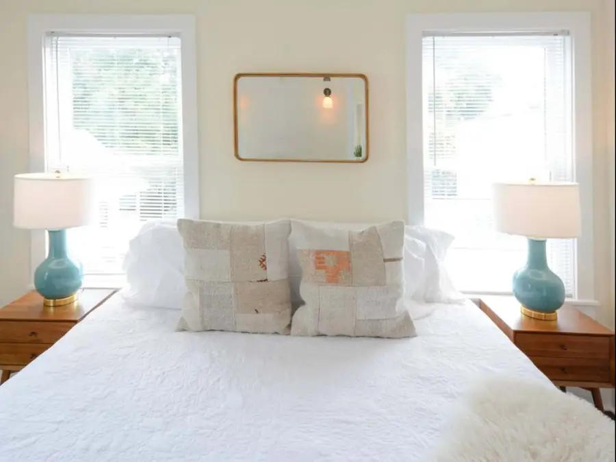 Bedroom 1: King bed
