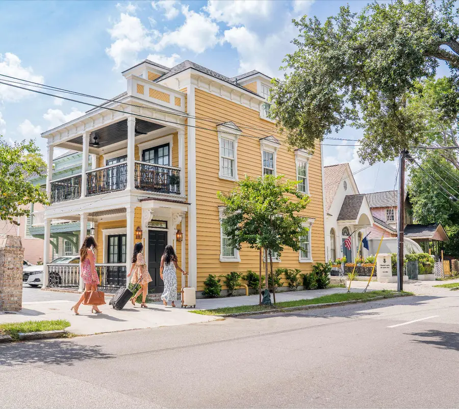 Exterior view of our beautiful sunny house!