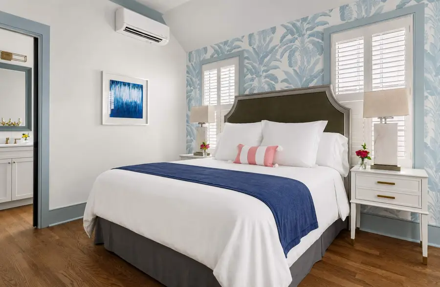 Bedroom #5: King Bed with En suite, tv, and work from home space