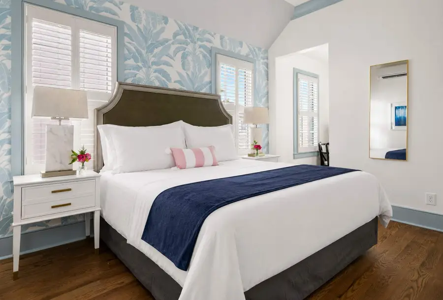 Bedroom #5: King Bed with En suite, tv, and work from home space