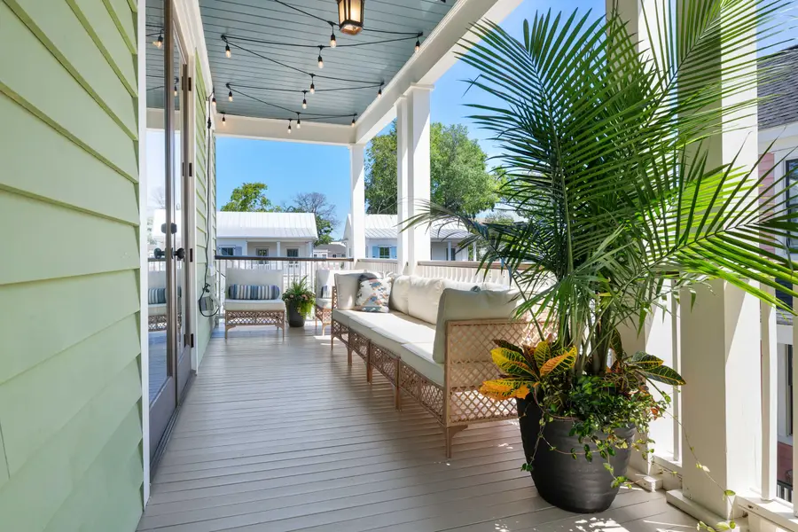 Upper balcony with additional outdoor seating space. There are two large balconies! 