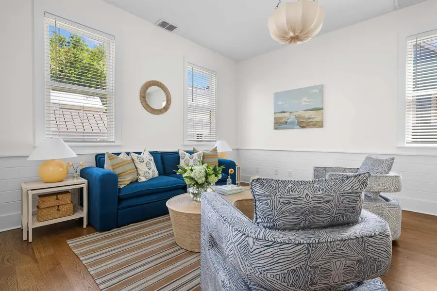 A large, inviting living room with plenty of space for the whole group to gather and unwind together!