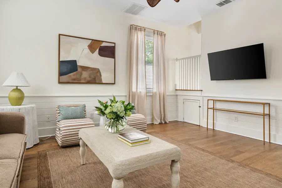 Living room with TV