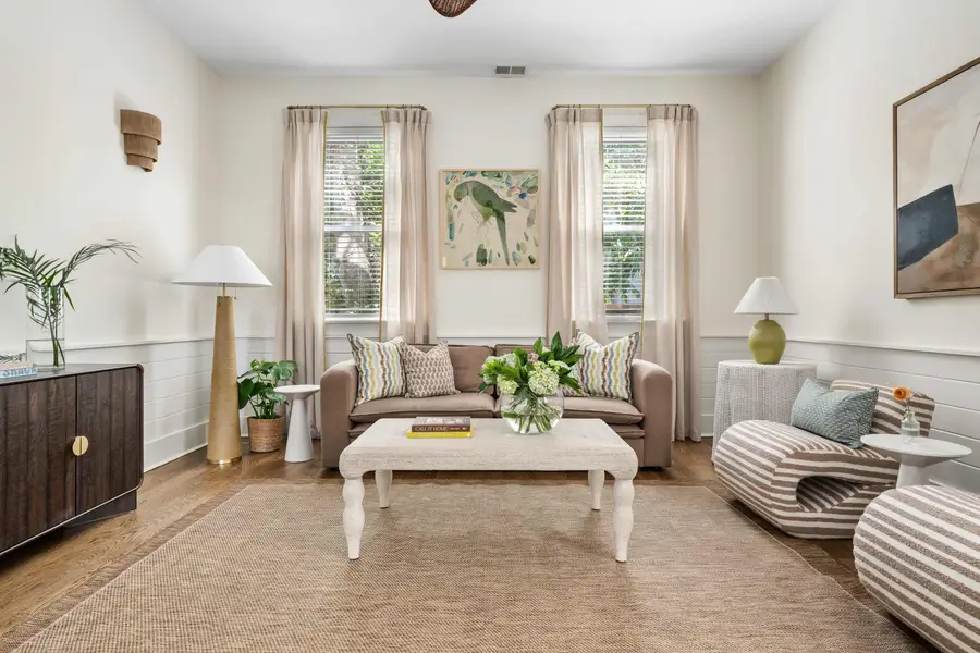A generously sized living room designed for the whole group to come together, relax, and make memories!