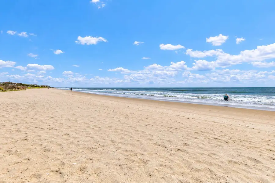 The beach is just a short walk from the house :) Since the entry is private you typically only share the beach with a small number of people! 