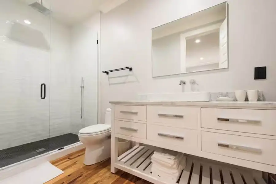 Bathroom 1: Walk-in shower