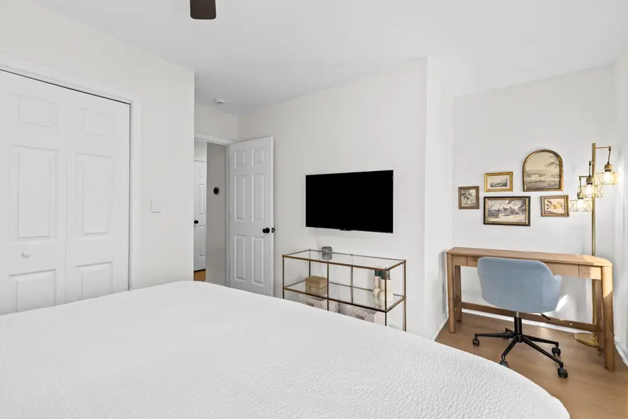 Bedroom 1: King Bed + Desk