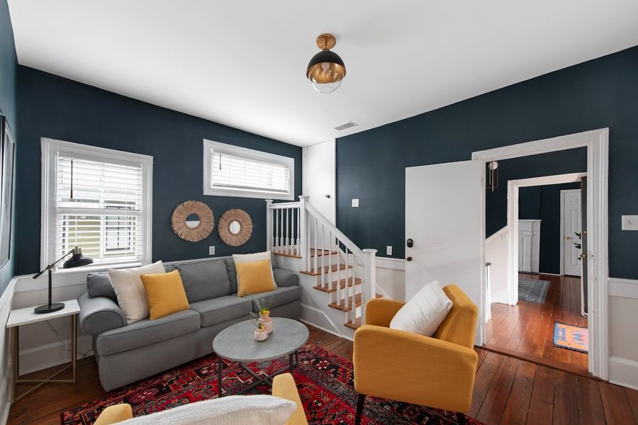 Additional living room and seating for your group and a sleeper sofa 