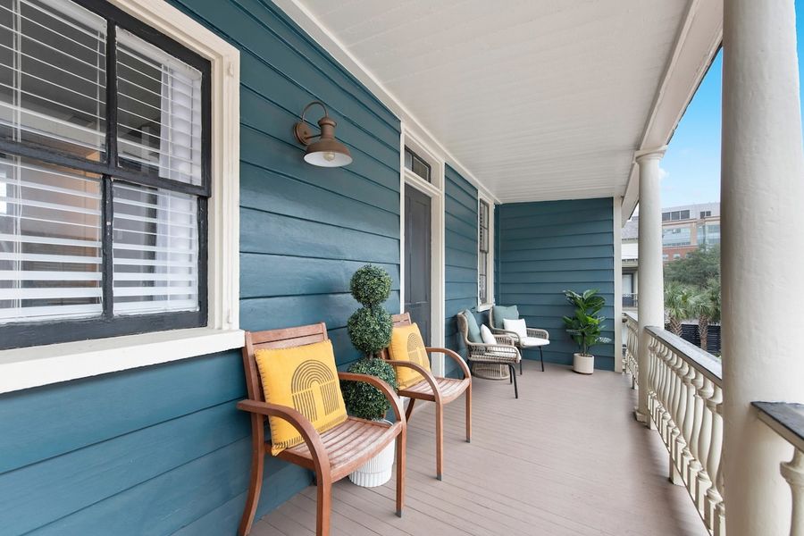 Massive private balcony for your group to use