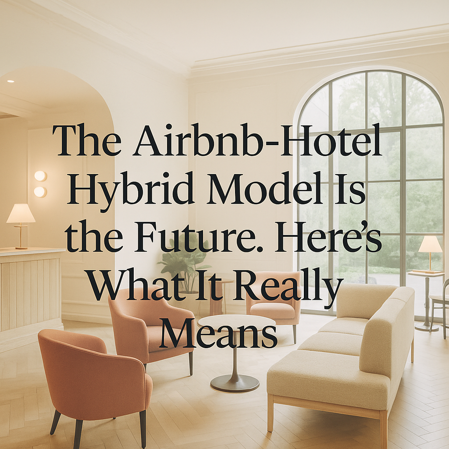 The Airbnb-Hotel Hybrid Model Is the Future. Here's What It Really Means